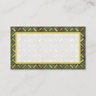 Emerald & Guld Art Deco Placeringskort