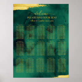 Emerald Guld Hitta ditt Poster till Bröllop