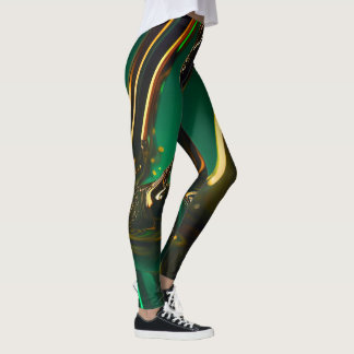 Emerald guld leggings