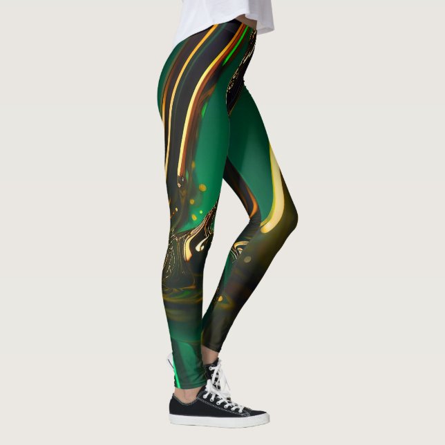 Emerald guld leggings (Höger)