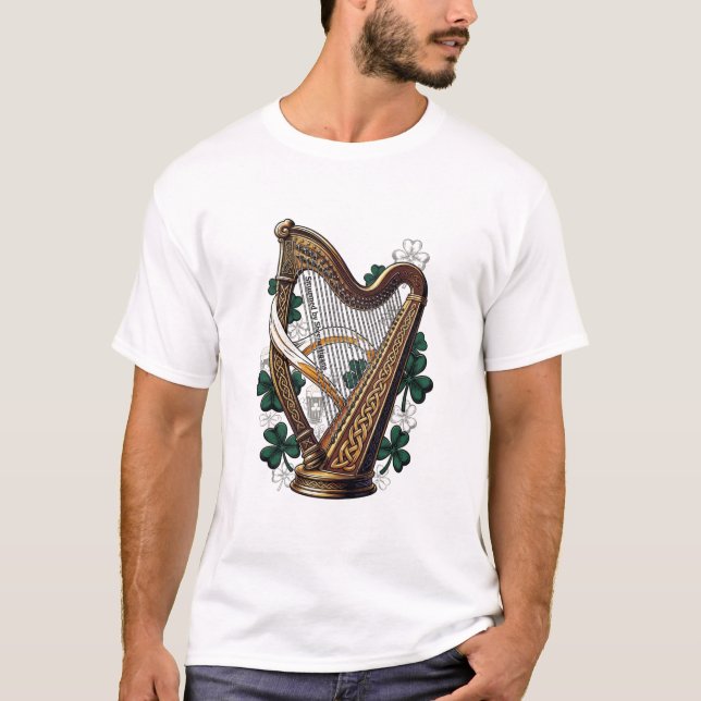 Emerald Harp Shenanigans T-Shirt  (Framsida)
