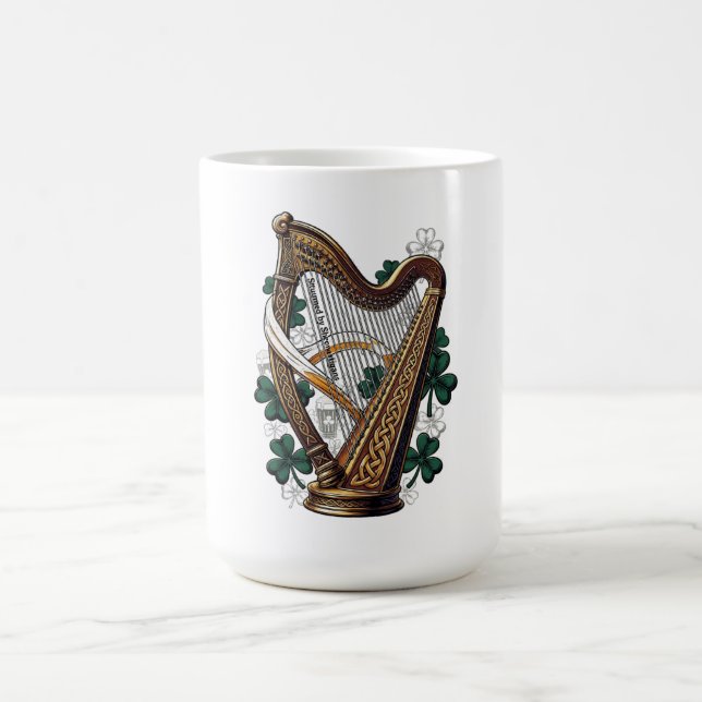 Emerald Harp Shenanigans T-Shirt  Kaffemugg (Center)