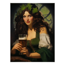 Emerald Heart, Golden Ale | Medieval Irish Maiden