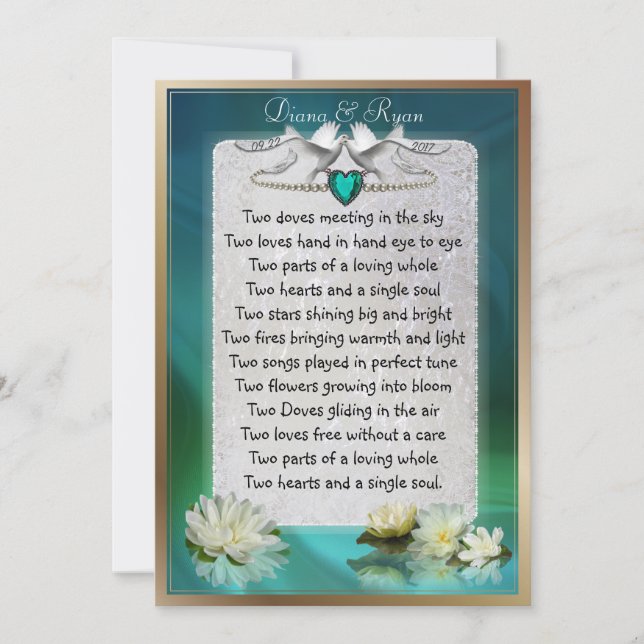 Emerald Heart Spara datum Spara Datumet (Framsida)