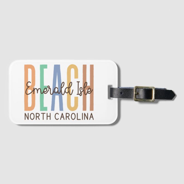 Emerald Isle Beach North Carolina (Sands) Bagagebricka (Framsida horisontal)