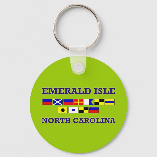 Emerald Isle Keychain Nyckelring (Framsida)