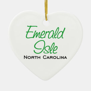 Emerald Isle NC Julgransprydnad Keramik