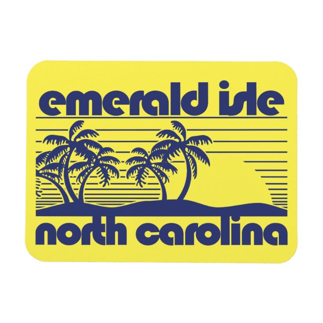 Emerald Isle,North Carolina Magnet (Horisontell)