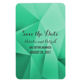 Emerald Jewel Tones Save Date Flexi Magnet