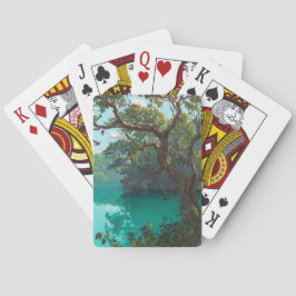 Emerald Jungle Lagoon Playing Cards Casinokort