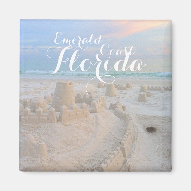 Emerald Kusten, Florida Beach Castle Magnet (Framsidan)