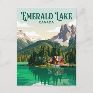 Emerald Lake Kanada Vykort