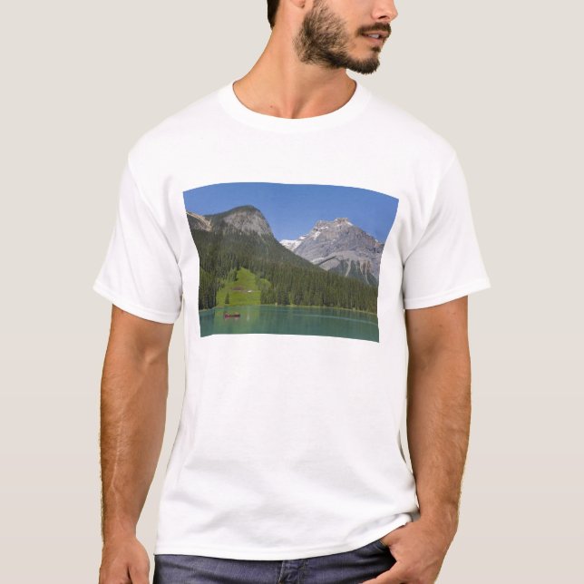 Emerald Lake, Kanadensiska Klipporna, Brittisk T-shirt (Framsida)