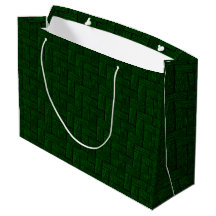 Emerald Lincoln Logs Gift Bag