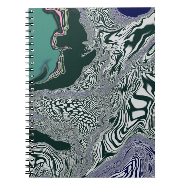 ’Emerald Marble Flow’ Anteckningsbok (Framsidan)