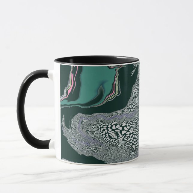 ’Emerald Marble Flow’ Mugg (Vänster)