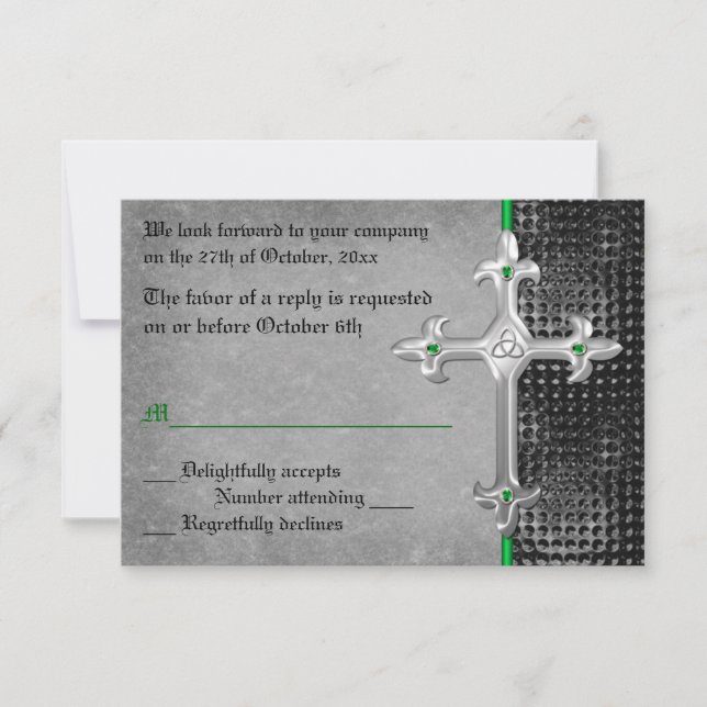 Emerald Medieval Celtic Kor OSA kort (Framsida)