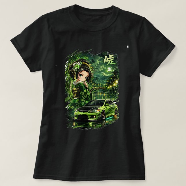 Emerald Midnight Touge Tee (Design framsida)