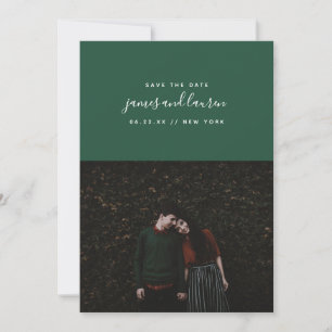 Emerald Modern Photo Spara datum meddelande