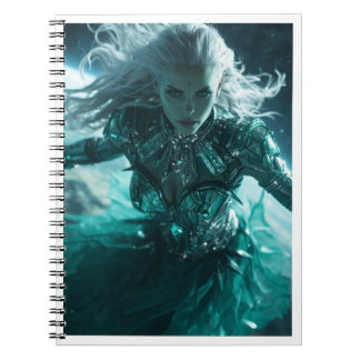 Emerald Nebula Drottning – Kosmisk Fantasy Journal Anteckningsbok
