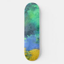 Emerald Ocean Aquamarine Abstrakt