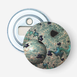 Emerald och Guld Mandelbrot med Sphere Flasköppnare