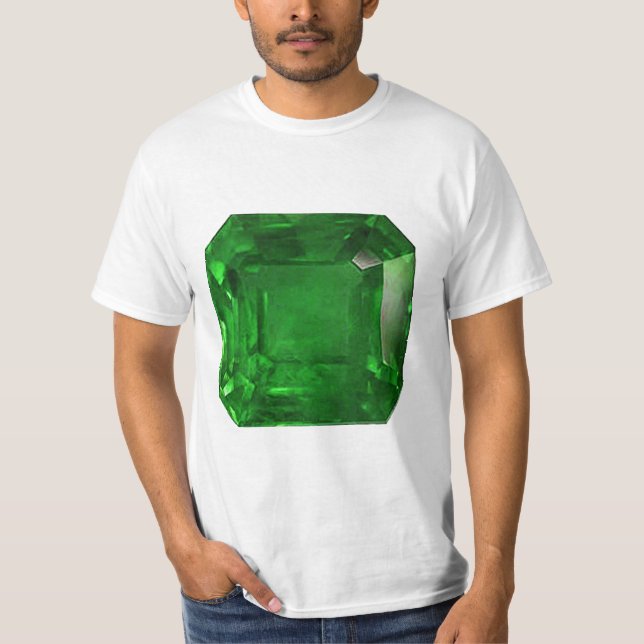 Emerald Octagon-cut T Shirt (Framsida)