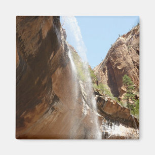 Emerald Pool Falls II från Zion National Park Magnet