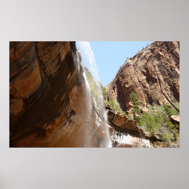 Emerald Pool Falls II från Zion National Park Poster (Framsidan)