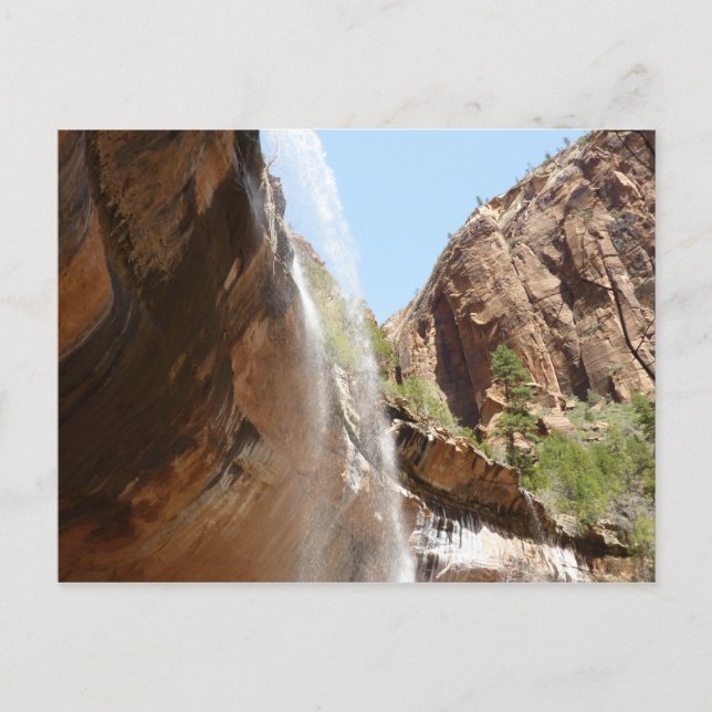 Emerald Pool Falls II från Zion National Park Vykort (Framsida)