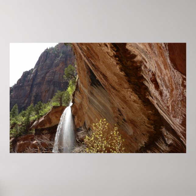 Emerald Pool Falls III från Zion National Park Poster (Framsidan)