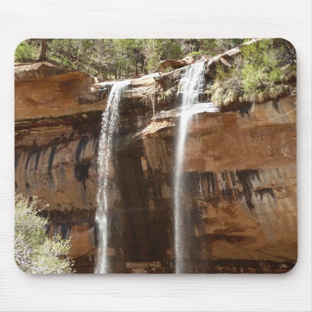 Emerald Pool Falls IV från Zion National Park Musmatta (Framsidan)