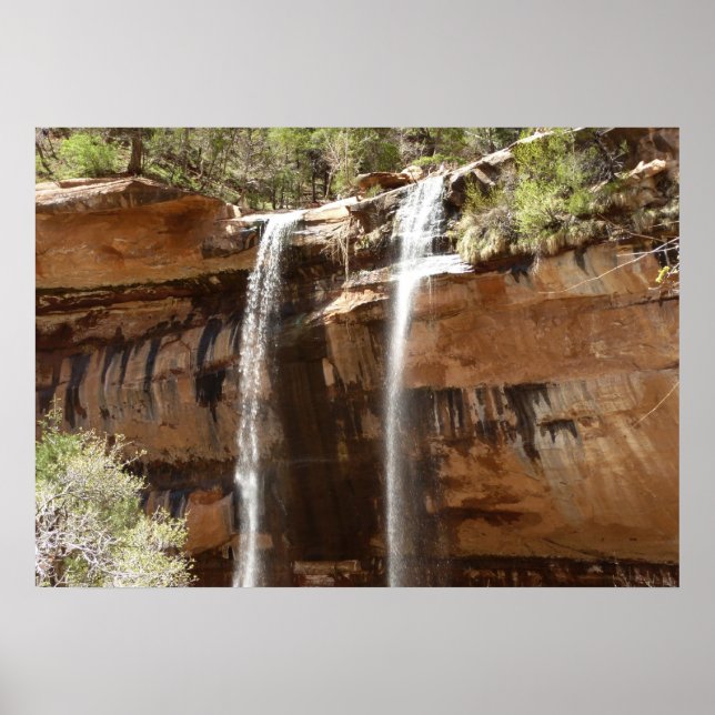 Emerald Pool Falls IV från Zion National Park Poster (Framsidan)