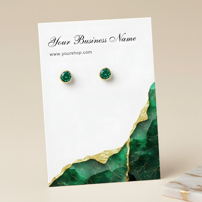 Emerald Rock Golden Earring Display Cards Visitkort (Skapare uppladdad)