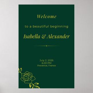 Emerald Romance welcome poster
