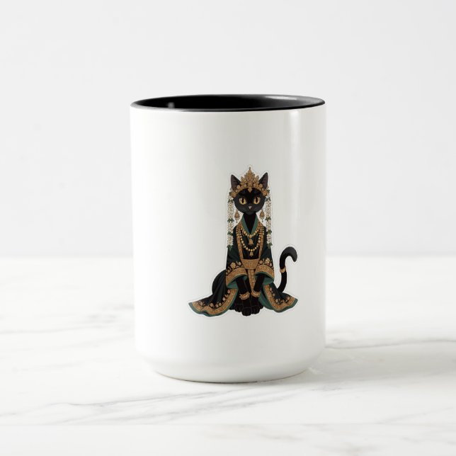 Emerald Royal Cat Empress Totebag Mugg (Center)