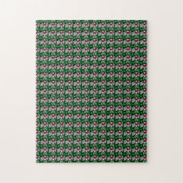 Emerald Ruby Diamond Gemstone Art Red Grönt Pussel