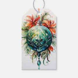 Emerald & Ruby Radiance: A Fusion Red & Grönt Presentetikett