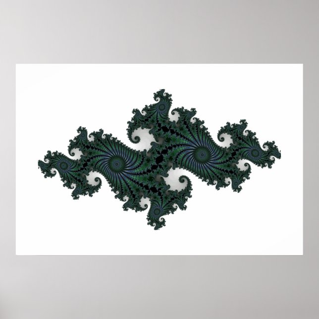 Emerald Seahorse Julia Poster (Framsidan)