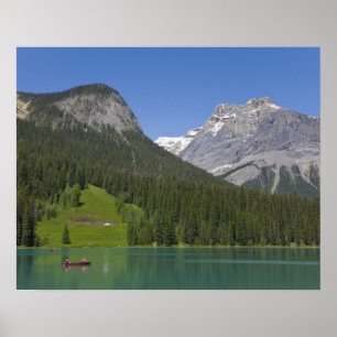 Emerald Sjö, Canadian Rockies, British Poster
