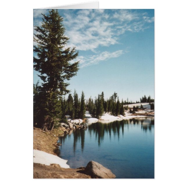 Emerald Sjö Hälsningskort (Framsidan)