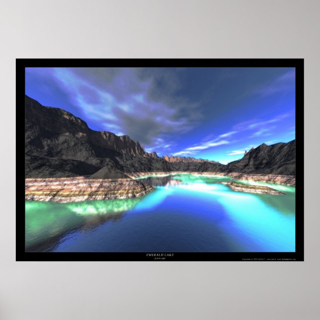 Emerald Sjö Poster (Framsidan)