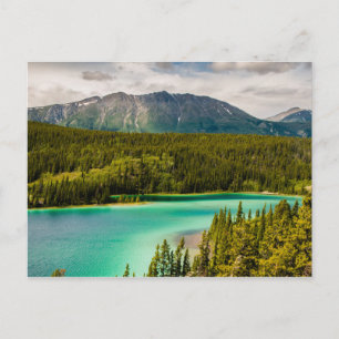 Emerald Sjö Yukon Kanada Vykort