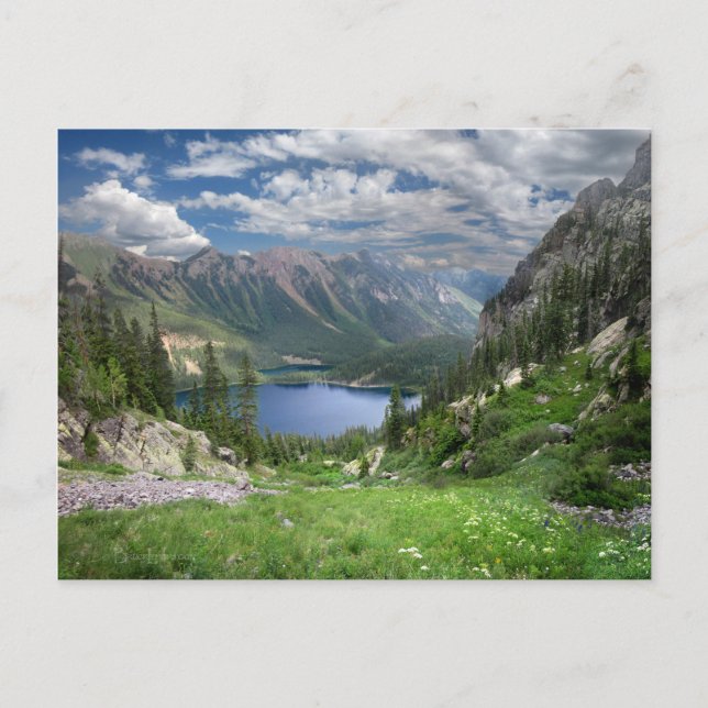 Emerald Sjöar 2 - Weminuche Wilderness - Colorado Vykort (Framsida)