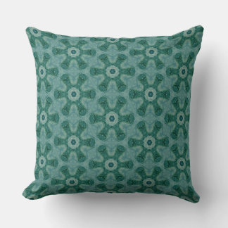 Emerald Starburst Kaleidoscope Kudde