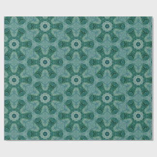 Emerald Starburst Kaleidoscope Presentpapper