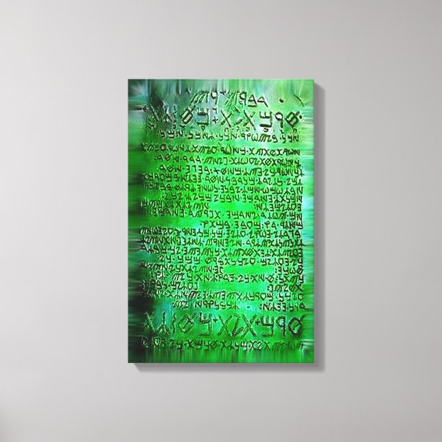 EMERALD TABLETTER THOTH RA CANVAS EG (Framsida)