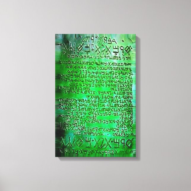 EMERALD TABLETTER THOTH RA CANVAS EG (Framsida)