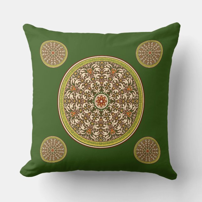 Emerald Tapestry Dekorativ kudde (Framsida)