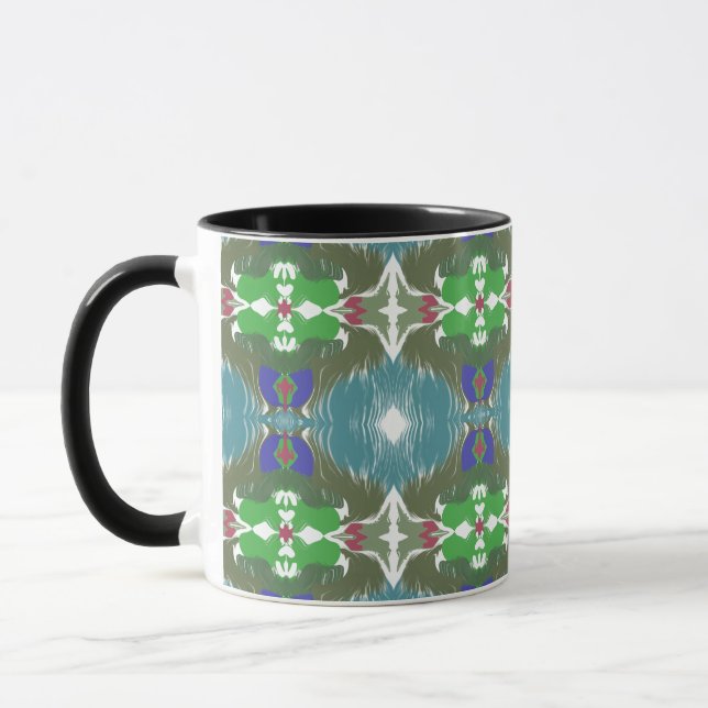 Emerald Tide Kaleidoscope Mugg (Vänster)